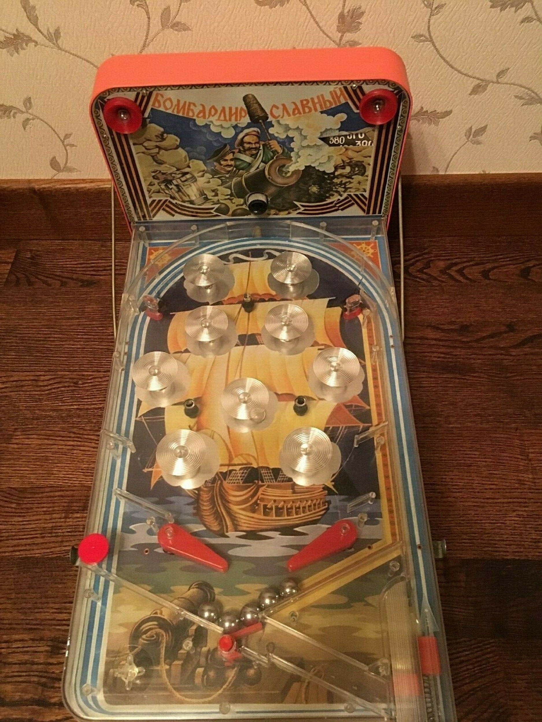 Vintage Soviet Electronic Board game Pinball Great