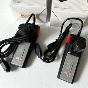 Atari 7800 Joystick Controller Pro Line CX-24 Atari 2600 7800 XE Video Game 2pc Lot-2