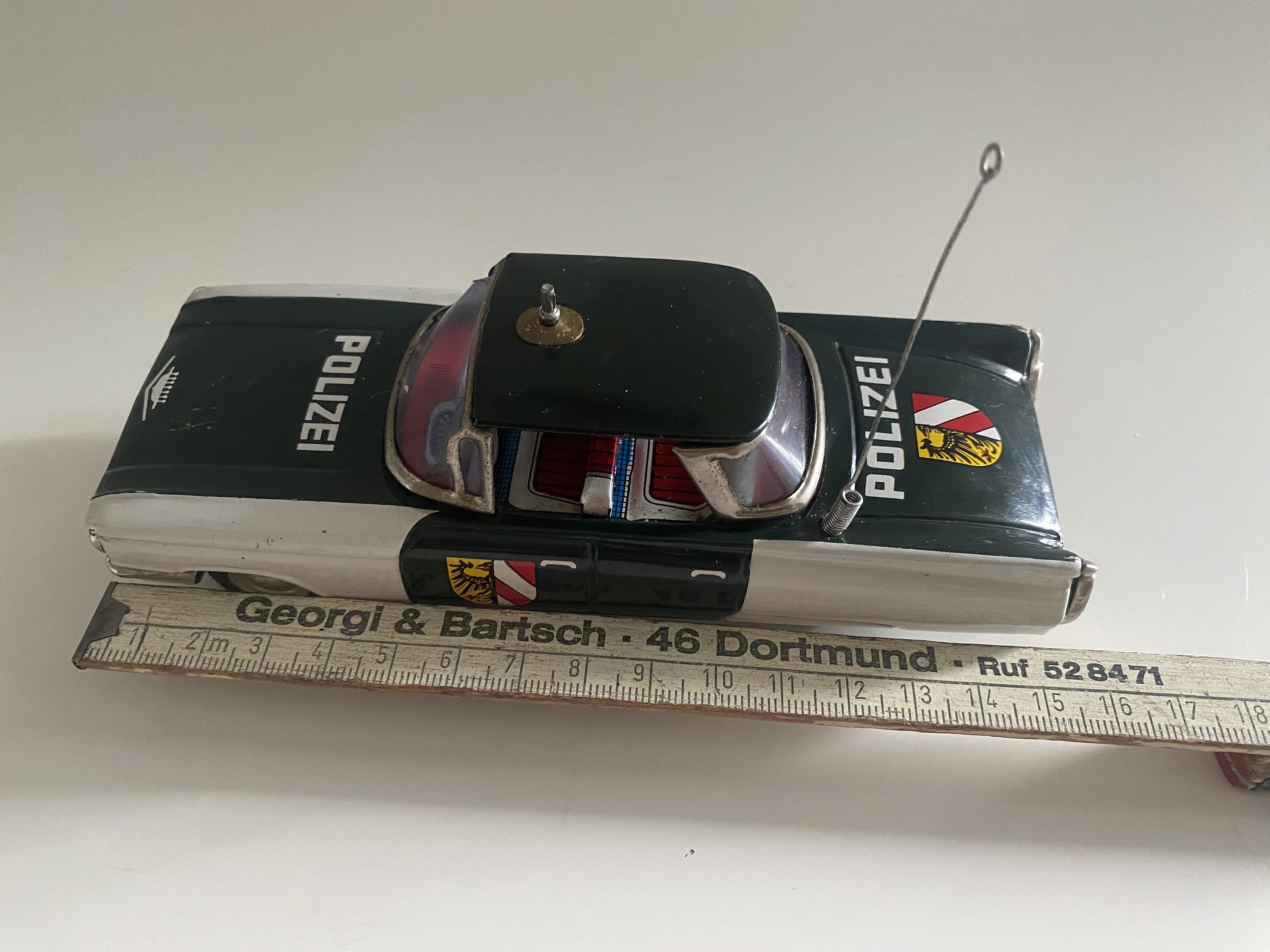 ヴィンテージ イチコ ブリキ製 ハイウェイパトロールカー：日本製