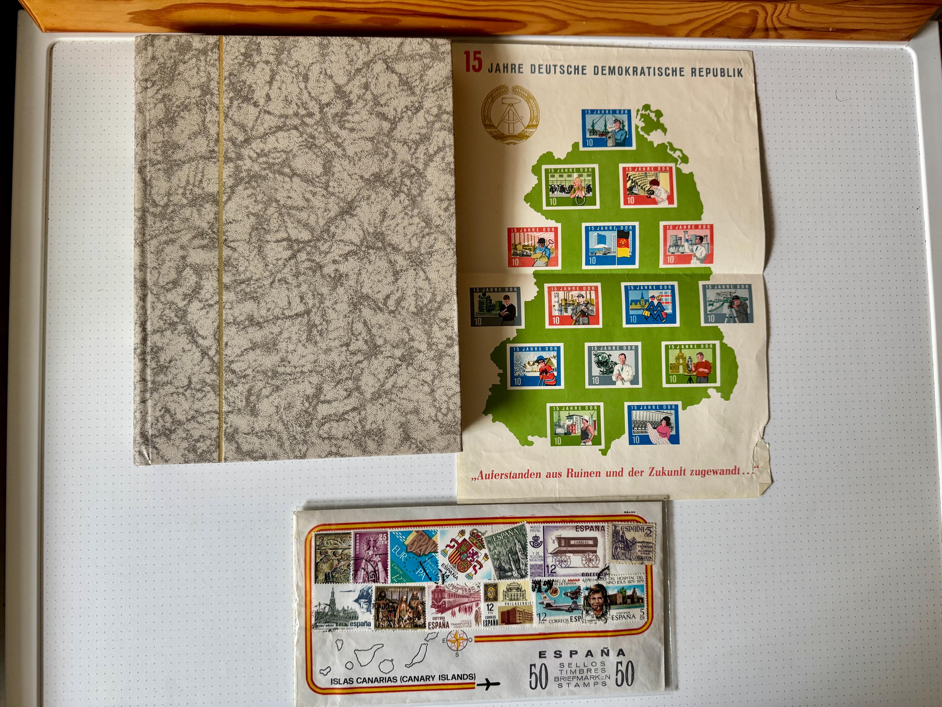 1970～1990年代の東ドイツ、未使用切手ヴィンテージアルバム - Etsy 日本