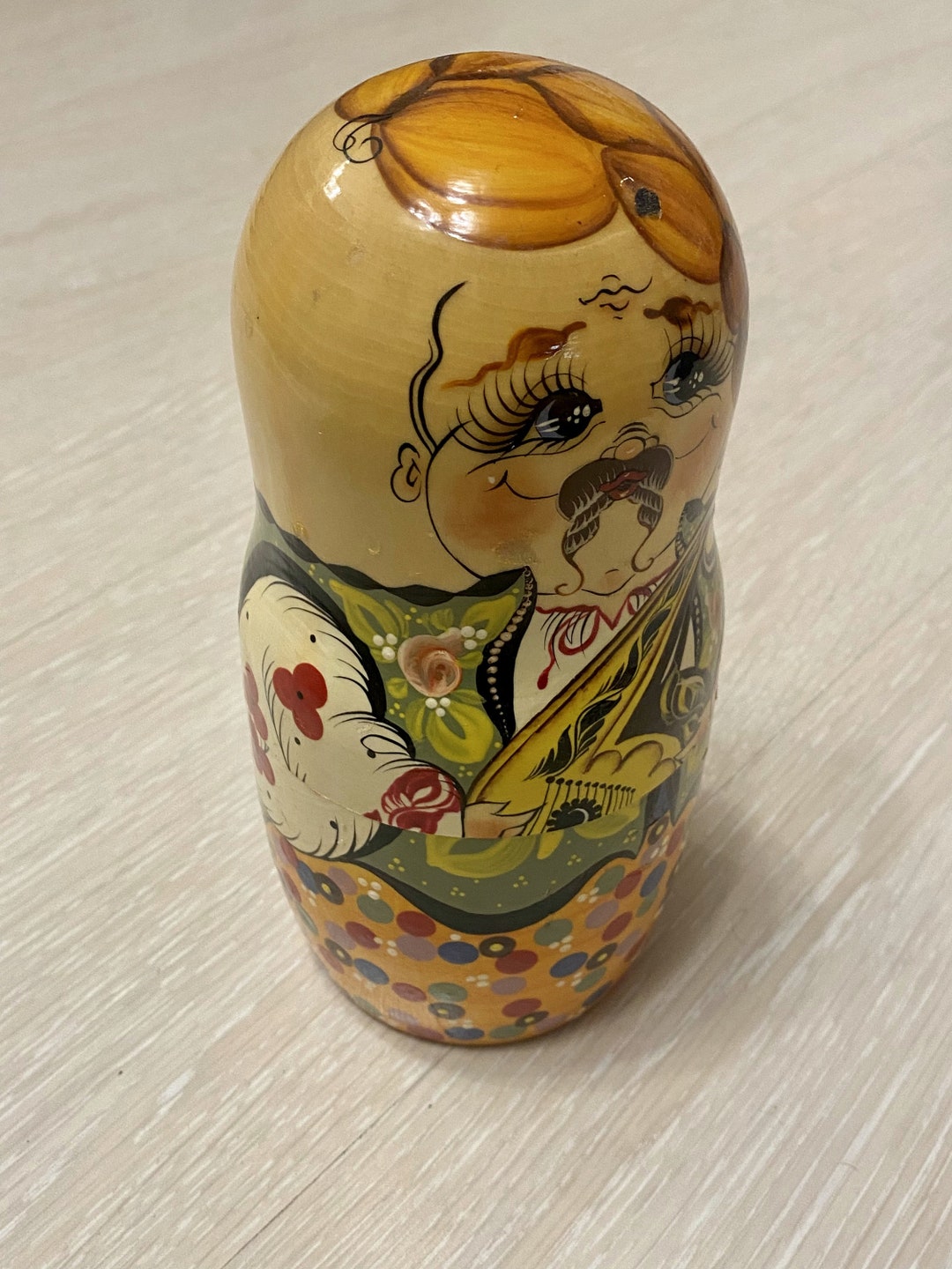 Vintage Soviet Matryoshka USSR Nesting Dolls Stacking Doll Etsy