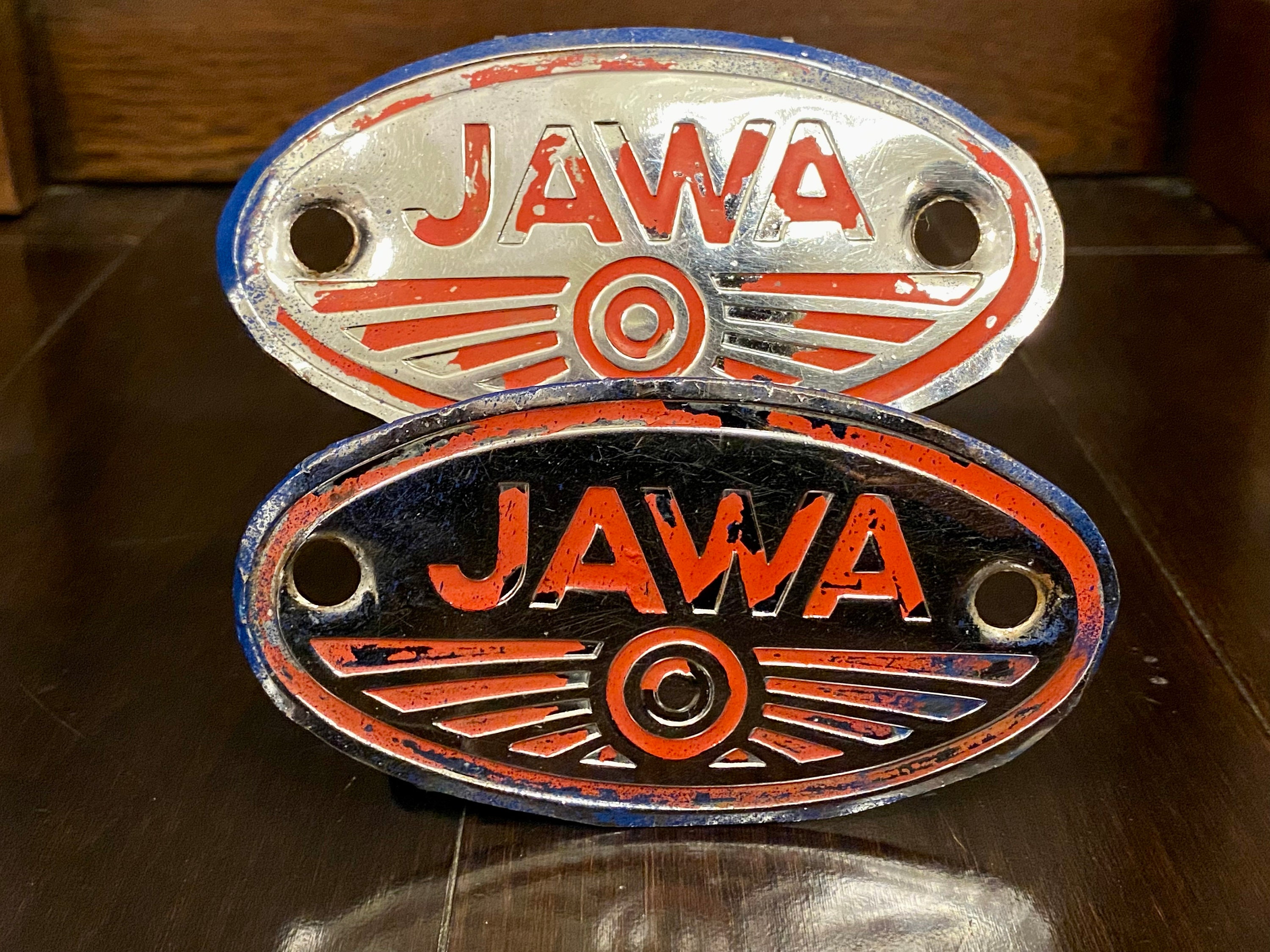 #b055-1 Jawa motorcycle logo Embroidered Patch Iron on/Sew on Size: 8,6 x 4,8 cm FBA clearance sale 3,4″ x 1,9″ 