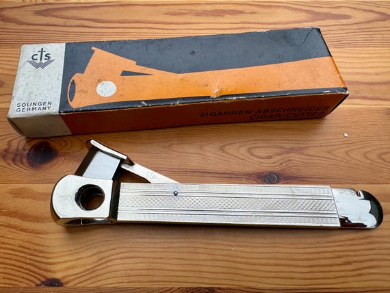 Vintage Solingen CTS Cigar Cutter Сigar Guillotine Germany