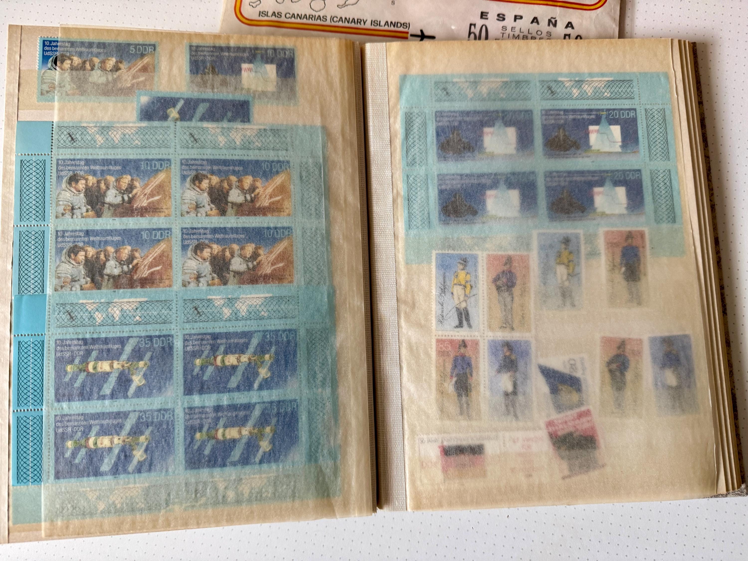 1970～1990年代の東ドイツ、未使用切手ヴィンテージアルバム - Etsy 日本