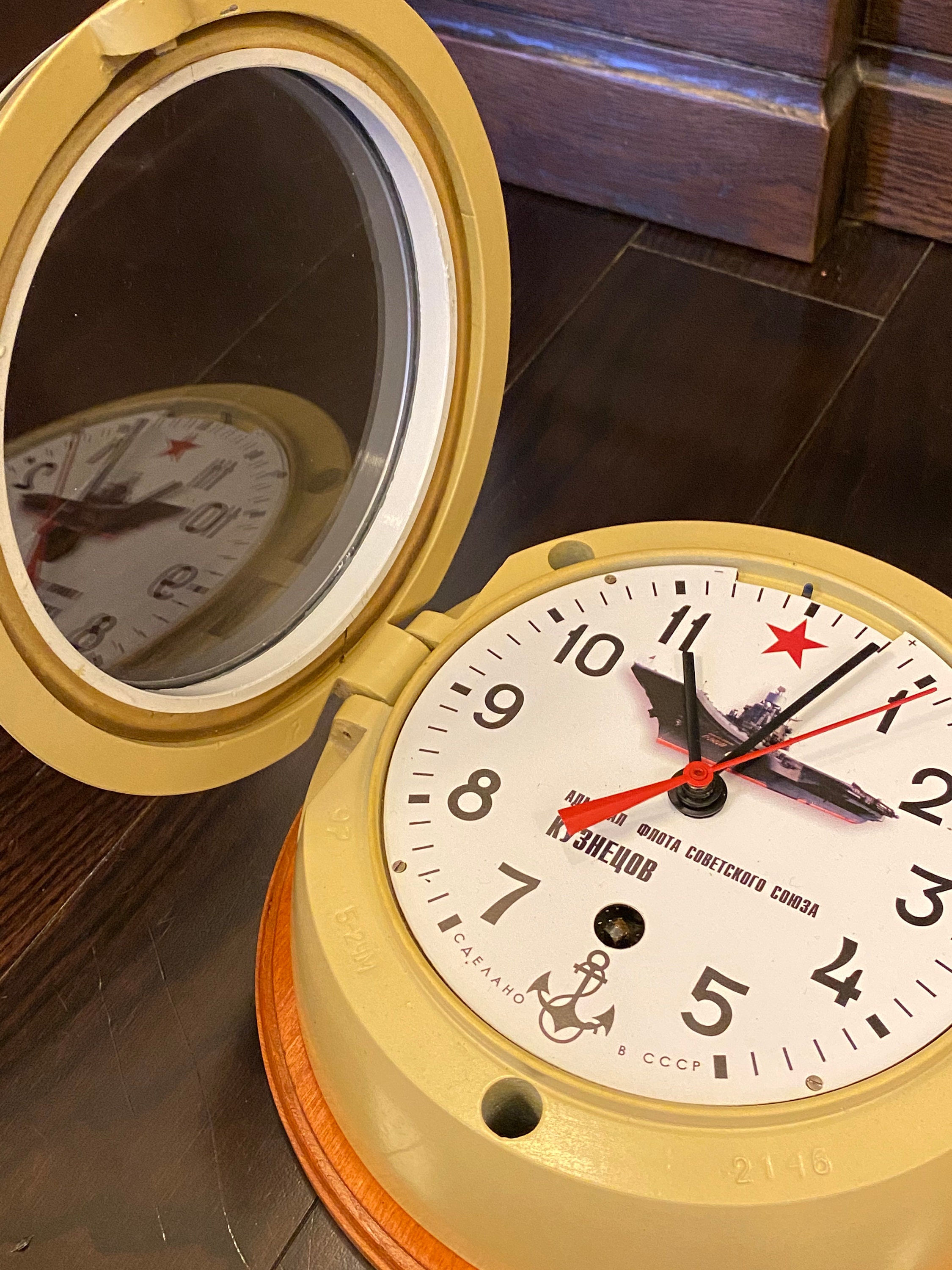 Submarine Wall Clock Vintage USSR Navy Ship Clock Etsy Australia