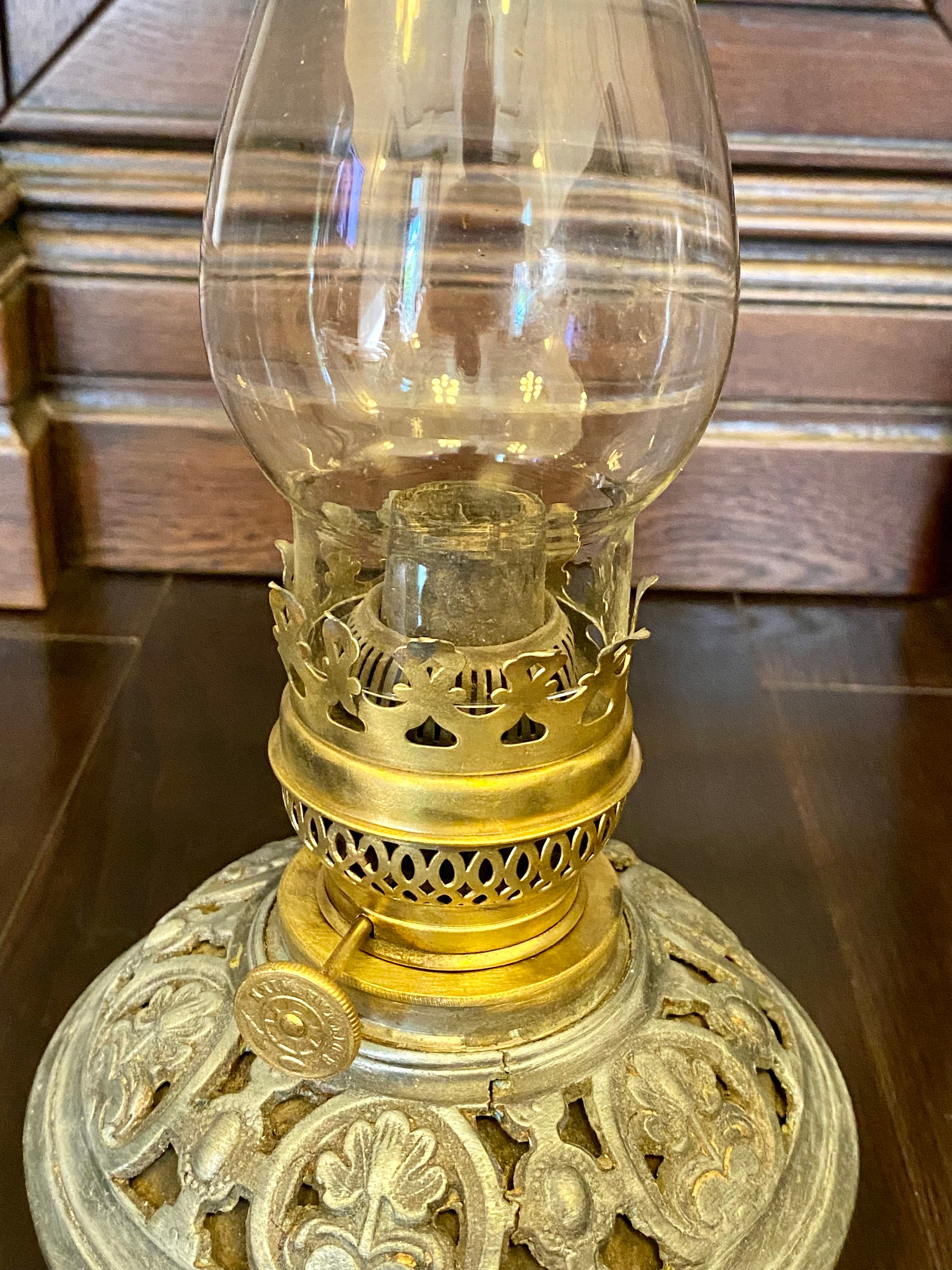 Antique Kerosene Lamp R.ditmar Austria Wien Vintage Kerosene Lamp