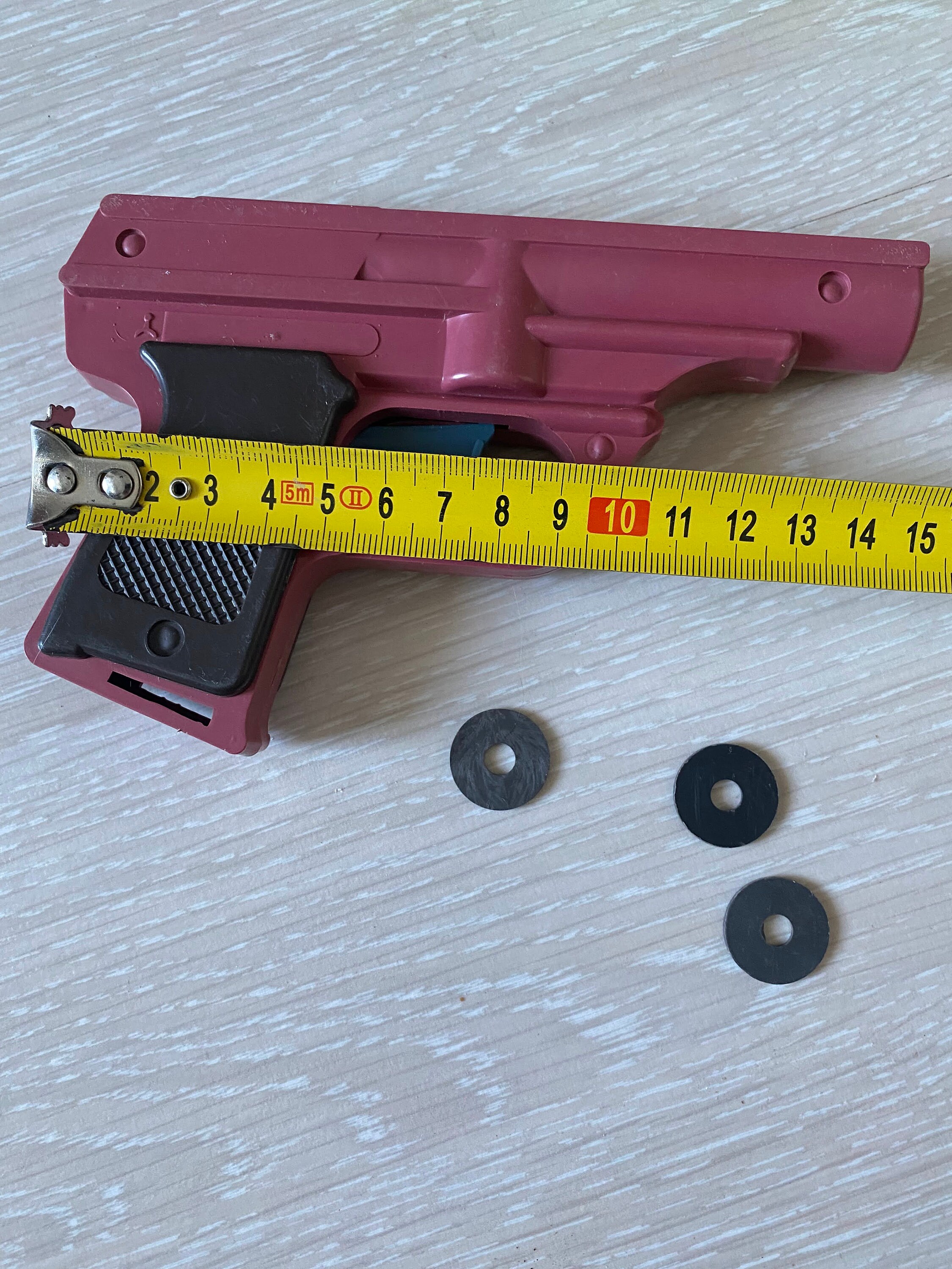 Toy Gun Shoots Mini Discs Vintage Toy Pistol Soviet Semi Etsy