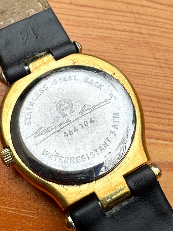 Vintage Etienne Aigner Design Wristwatch 464104 Gold-plated