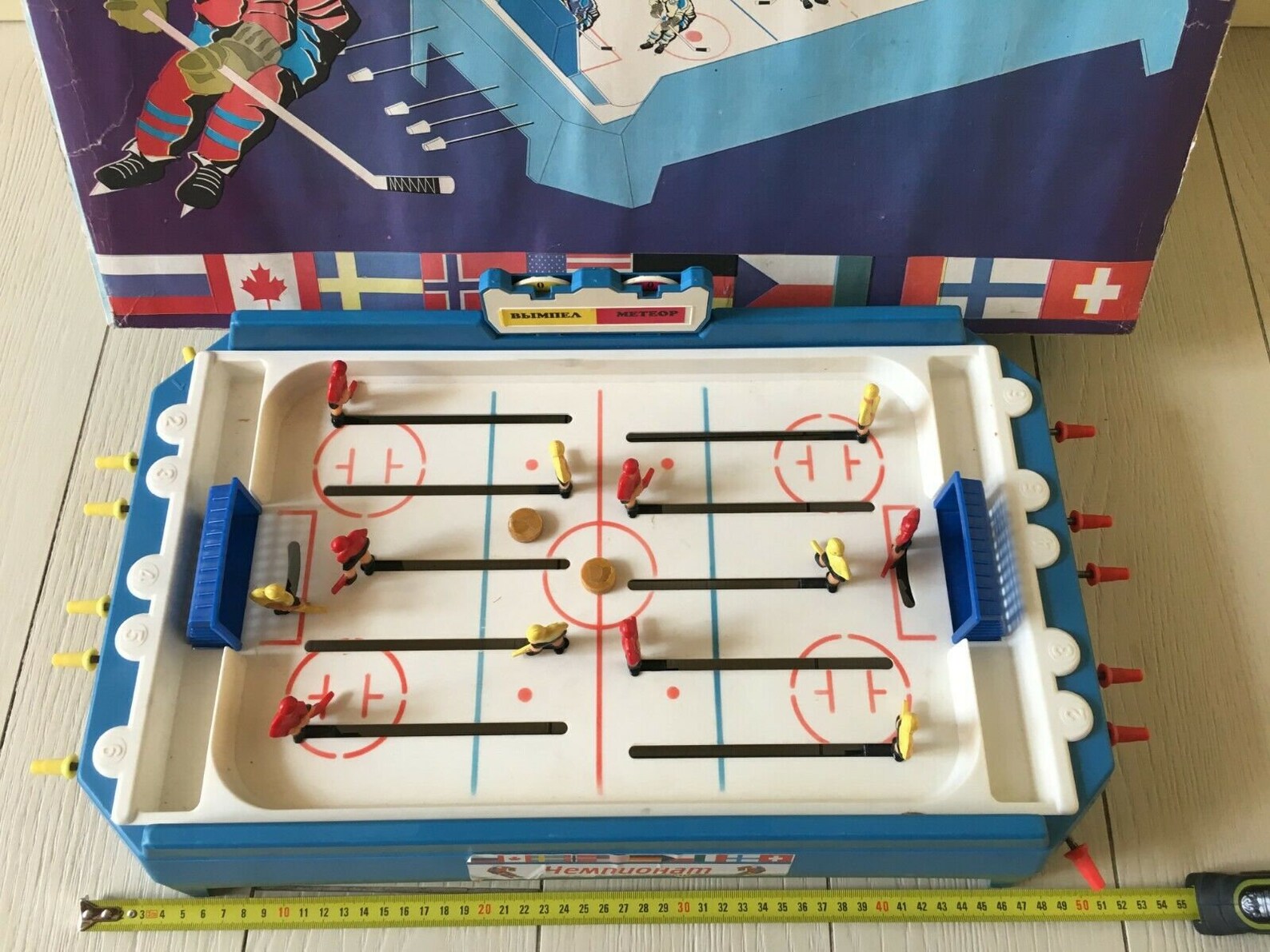 Board Game Ice Hockey Vintage Table Game USSR made Bonus Etsy