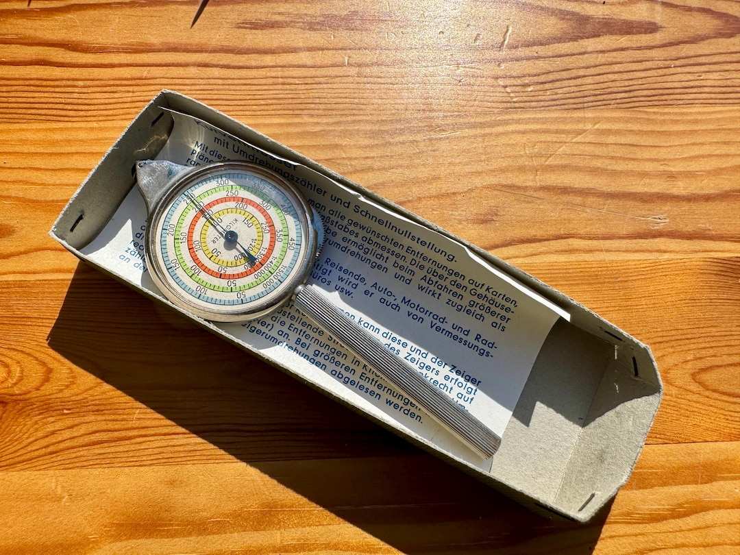 Vintage Kurvimeter Curve Measuring Tool Opisometer Kurvenmesser ...