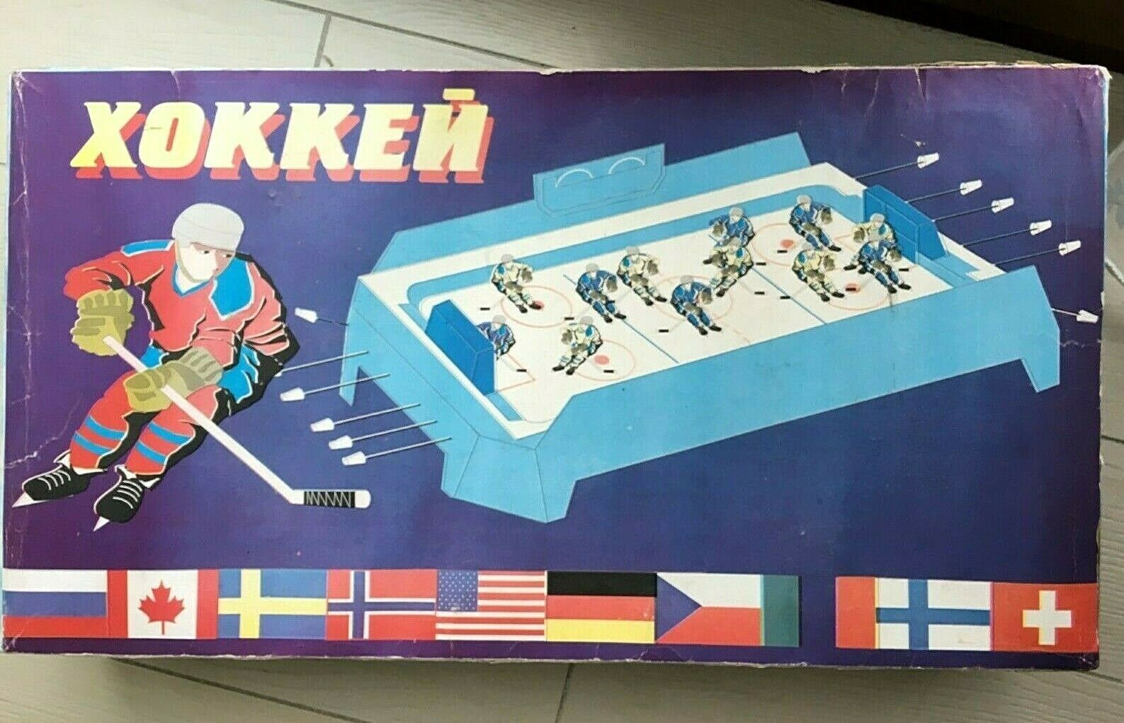 Board Game Ice Hockey Vintage Table Game USSR made Bonus Etsy