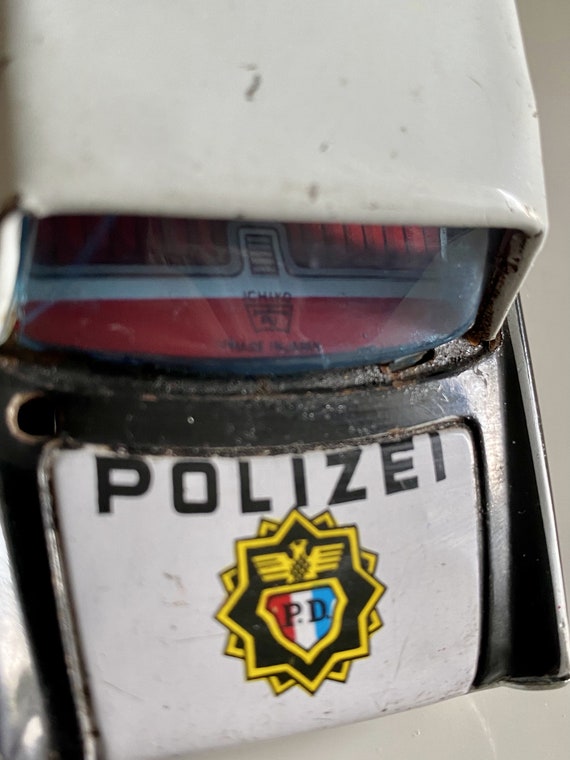 ヴィンテージ イチコ ブリキ製 ハイウェイパトロールカー：日本製