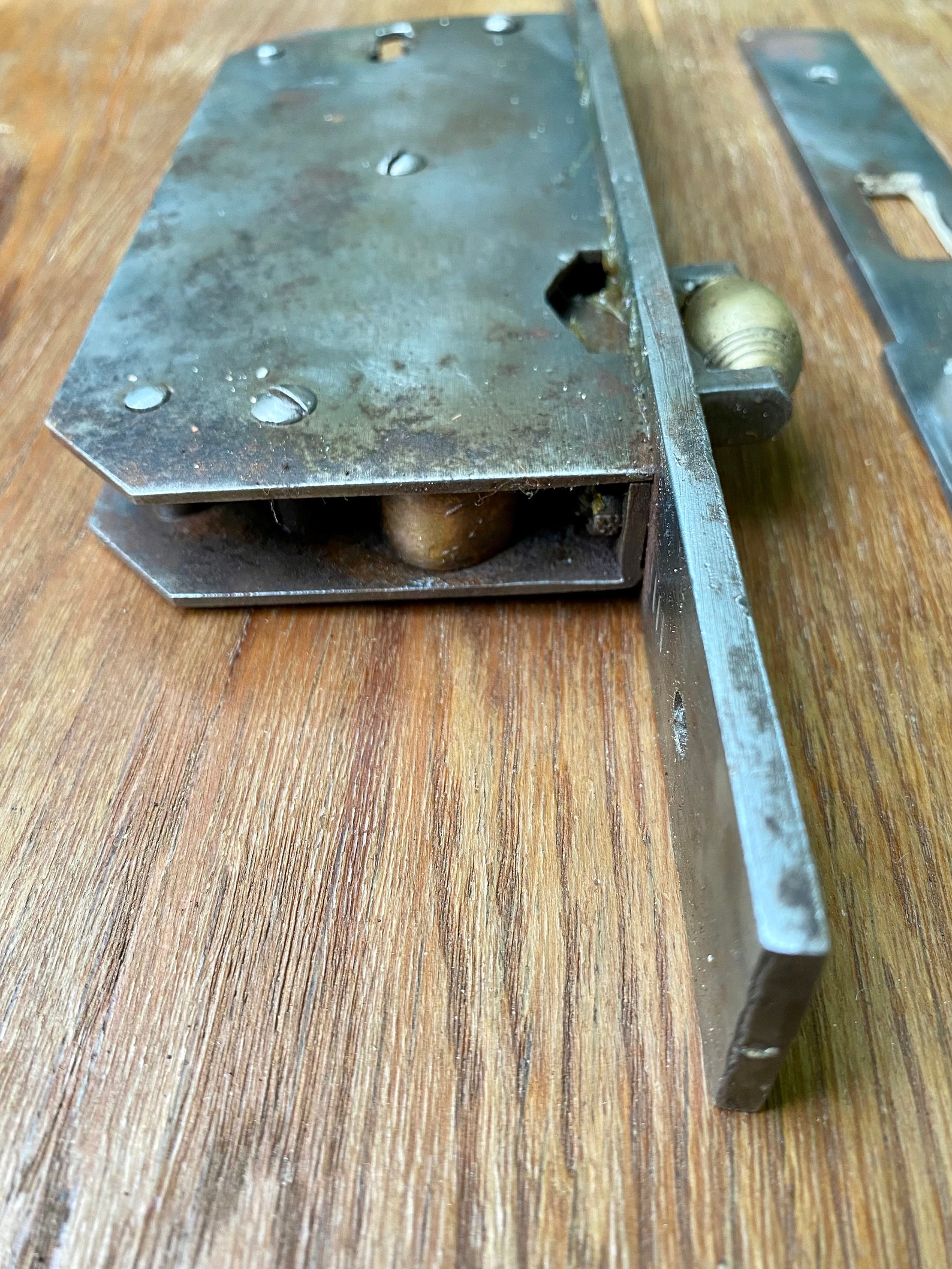 Antique Iron Door Lock With Key and Hardware Old Fashion Lock Etsy UK