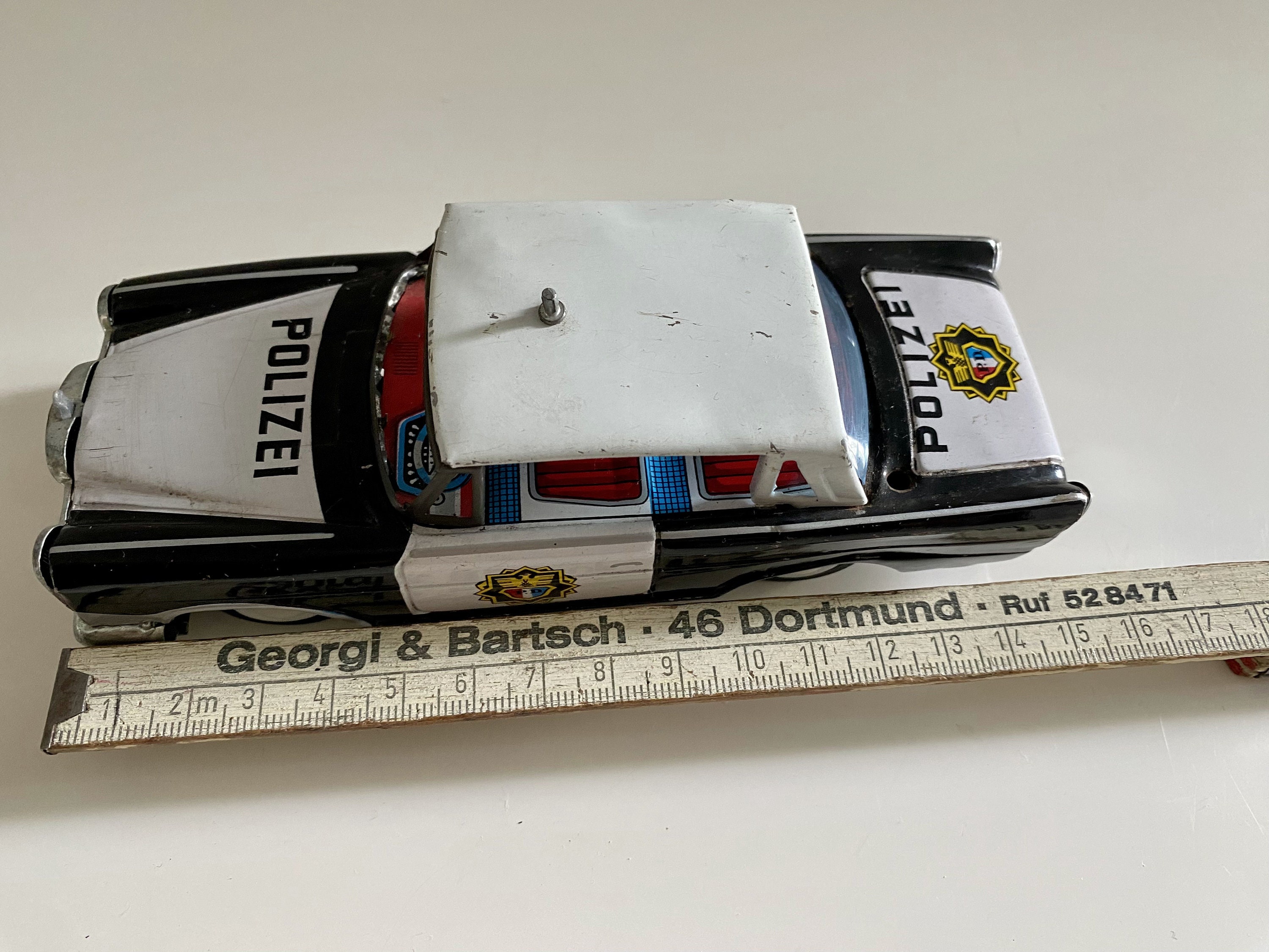 ヴィンテージ イチコ ブリキ製 ハイウェイパトロールカー：日本製