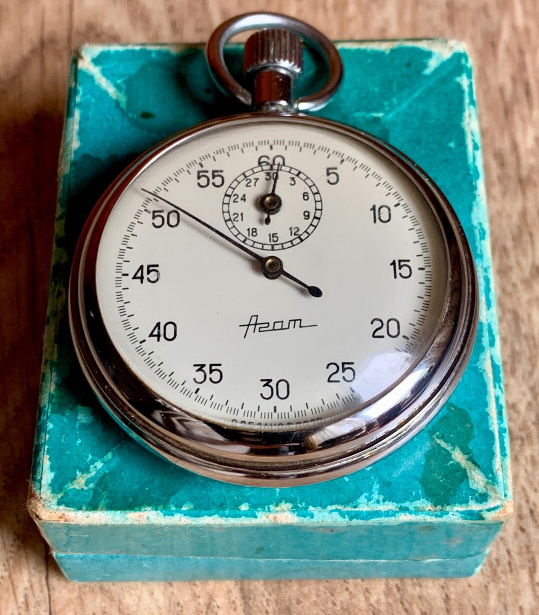 Vintage Agat Stopwatch, Soviet USSR Mechanical Chronometer - Etsy