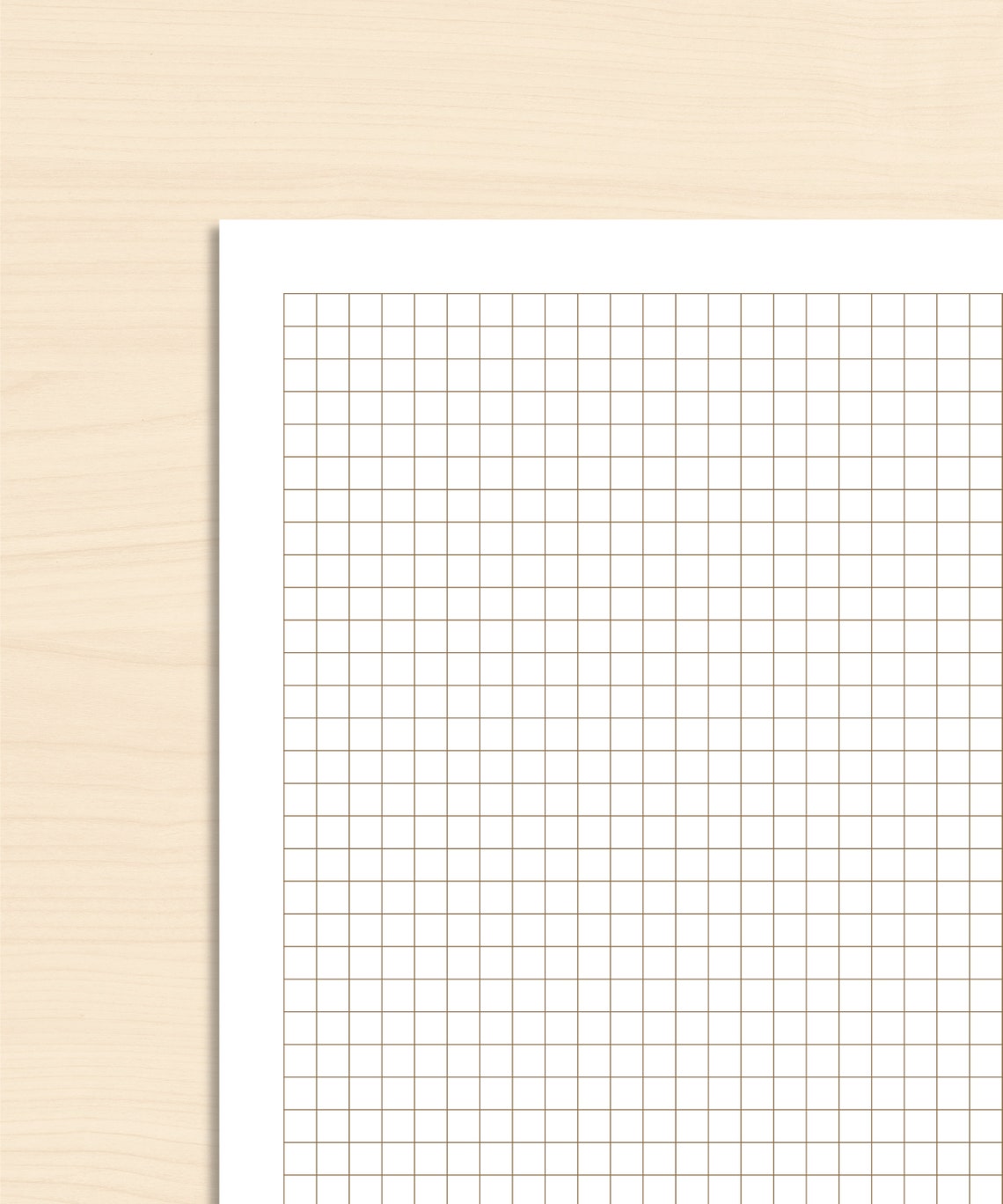 BULLET JOURNAL Graph Paper, Printable Graph Paper Numbered Pages