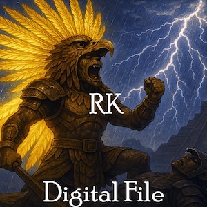 Azteekse adelaar / Azteekse krijger / digitaal bestand / png