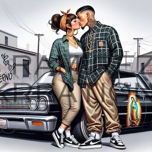Amor Eterno / Cholo Love / PNG Digital File
