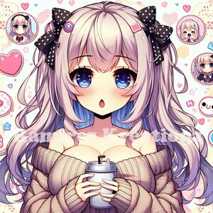 Anime Girl / Anime / Digital Art / PNG / Sublimation