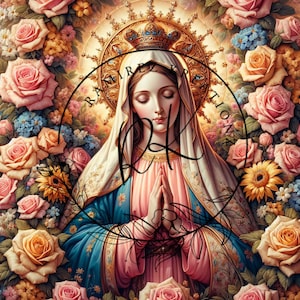 Virgin Mary / Virgen De Guadalupe PNG Digital File