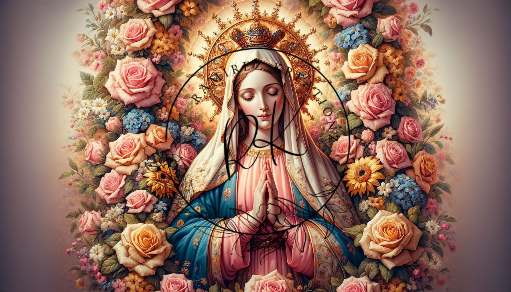 Virgin Mary / Virgen De Guadalupe PNG Digital File