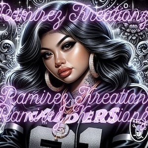 Raiders Football Woman Fan / Fußballfan / Tumbler Wrap