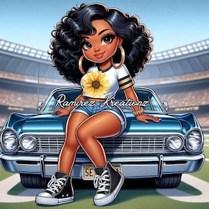 New Orleans Football Fan / Digital Art / PNG / Sublimation / DTF