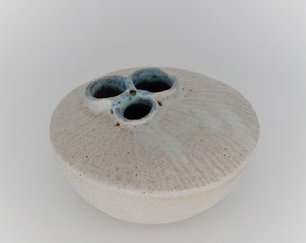 vase for fresh or dried flowers, stoneware vase