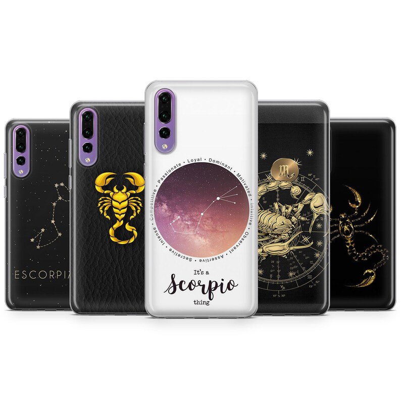 Scorpion phone case astrology zodiac sign cover for iPhone 11 Etsy