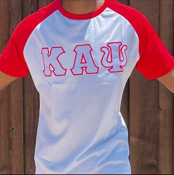 Schepsel Triviaal verkoper Kappa Alpha Psi White & Red Embroidery T-shirt - Etsy