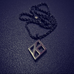 Kappa Alpha Psi Necklace/ Pendants- Black Rope Chain
