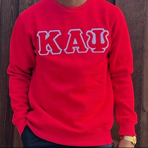Kappa Alpha Psi Red Embroidery Sweater