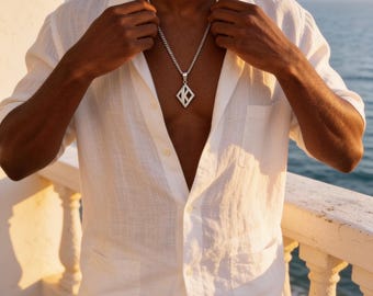 Kappa Alpha Psi Necklace / Jewelry Silver