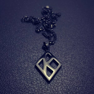 Kappa Alpha Psi Necklace/ Pendants- Black Cuban Chain