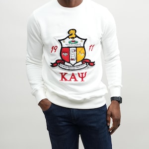 Kappa Alpha Psi Off White Shield Sweatshirt