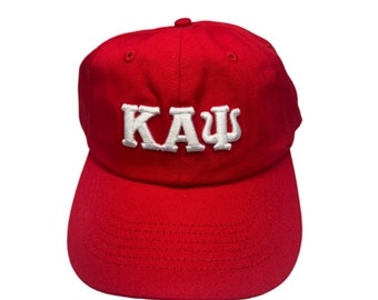 Kappa Alpha Psi Red and white Hat
