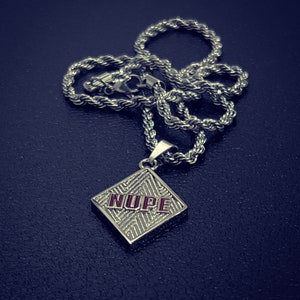 Kappa Alpha Psi Necklace/ Jewelry - Silver