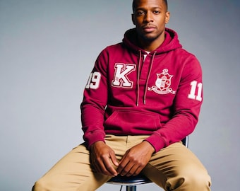 Kappa Alpha Psi Crimson Coat of Arms Hoodie