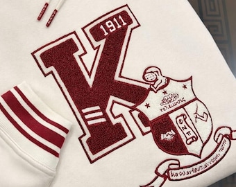 Kappa Alpha Psi House Cream Coat of Arms Hoodie