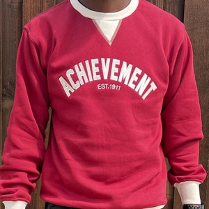 Nupe Kave Exklusive Kappa Alpha Psi  Embroidery Sweater - Crimson / Cream
