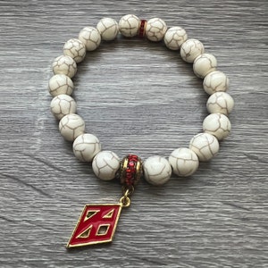 Kappa alpha psi Beaded Bracelet