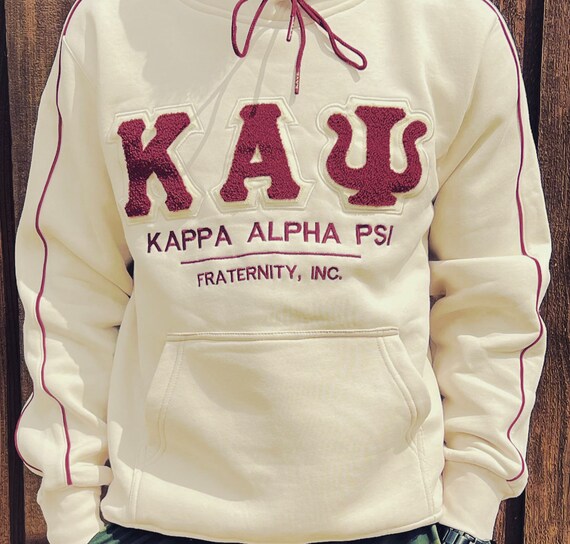 Nupe Kave Exklusive Kappa Alpha Psi Chenille Embroidery Hoodie - Etsy Hong  Kong