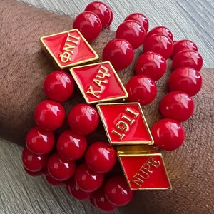 Kappa Alpha Psi Beaded Bracelets