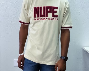 Kappa Alpha Psi “NUPE” Embroidery & Chinelle Cream T- Shirt