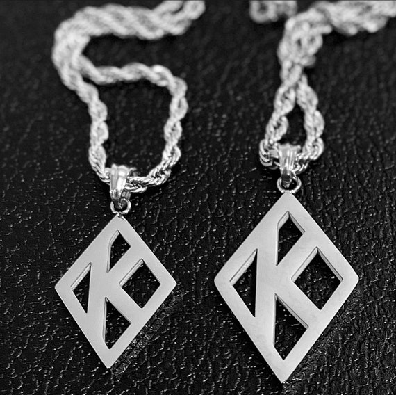 Kappa alpha psi floating k necklace deals
