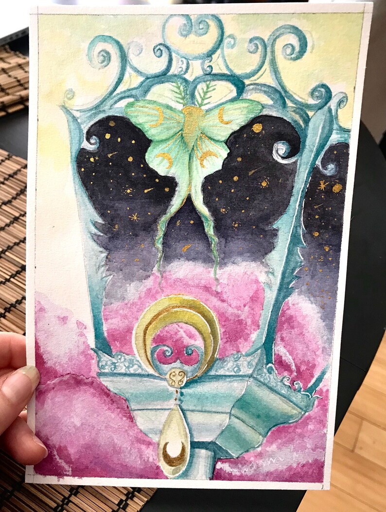 WATERCOLOR LANTERN COMMISSION