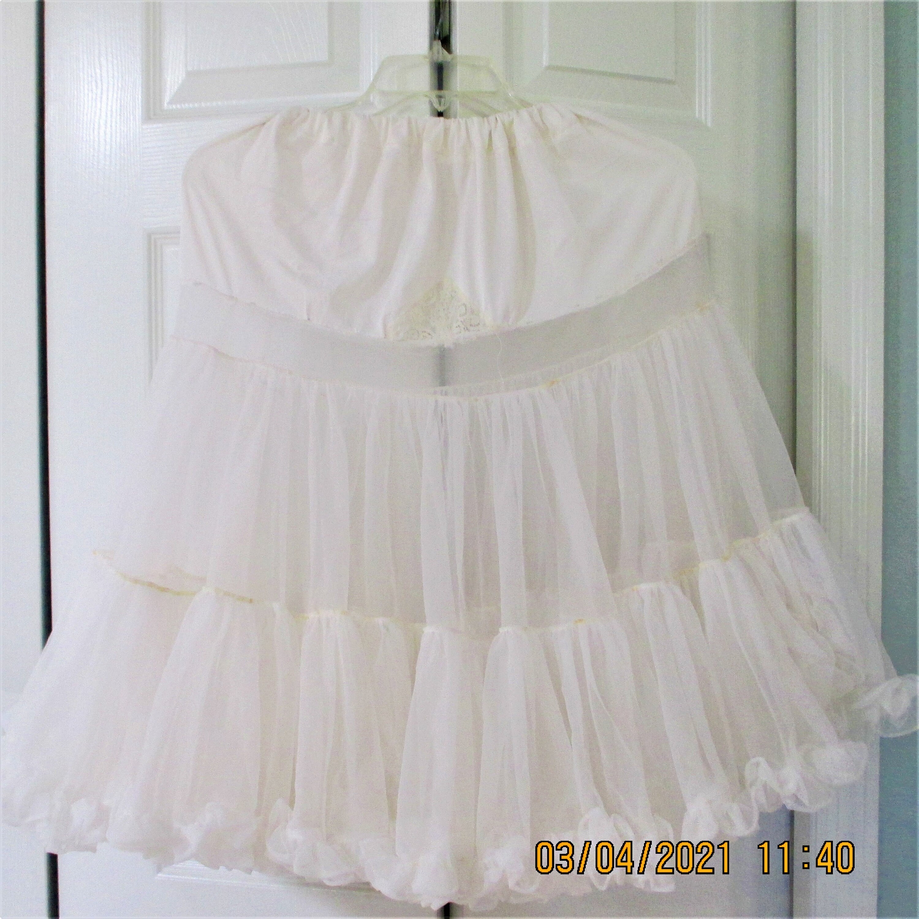 Vintage Square Dance Petticoat 23 long waist Etsy