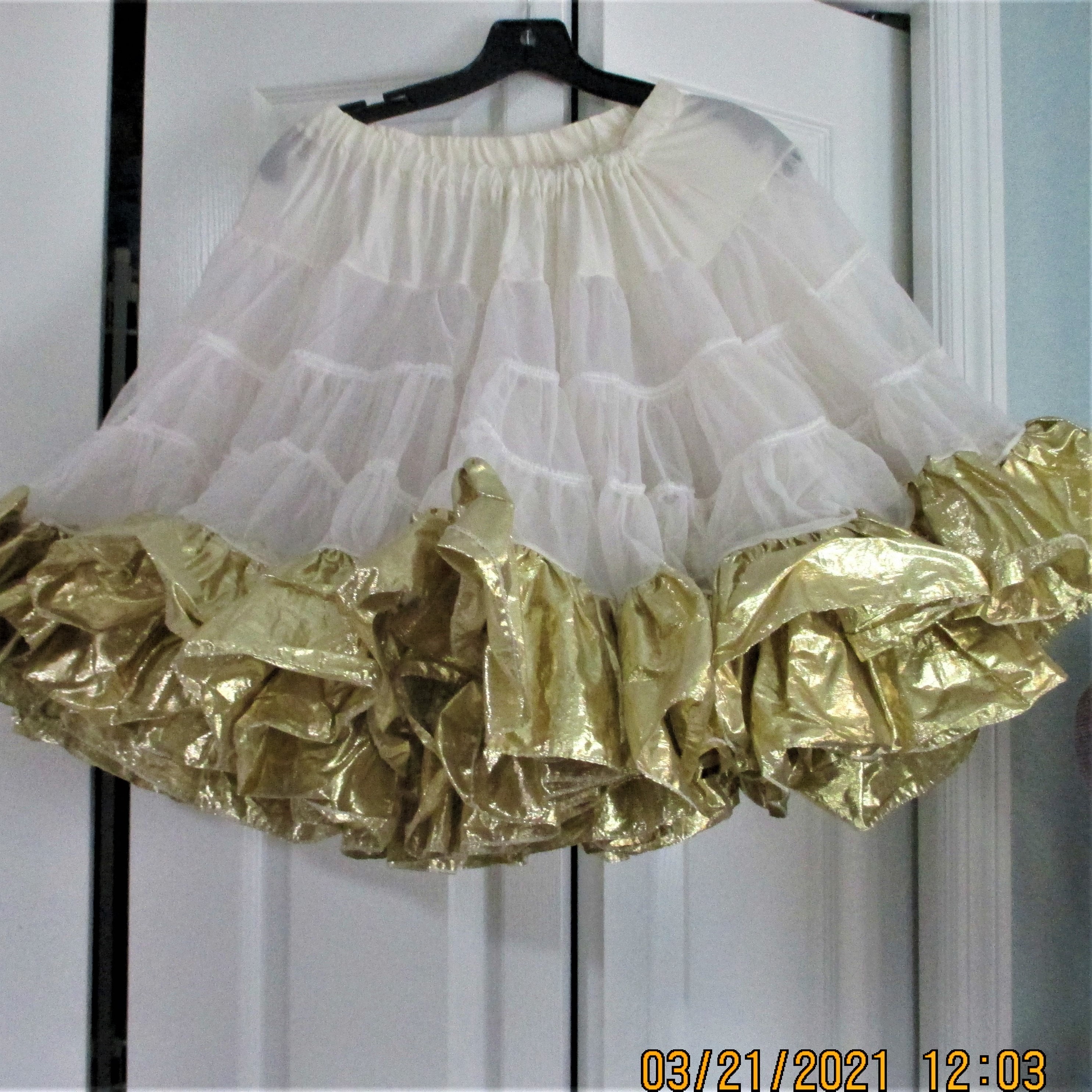 Square dance Petticoat Sams 2 full layers white and Etsy
