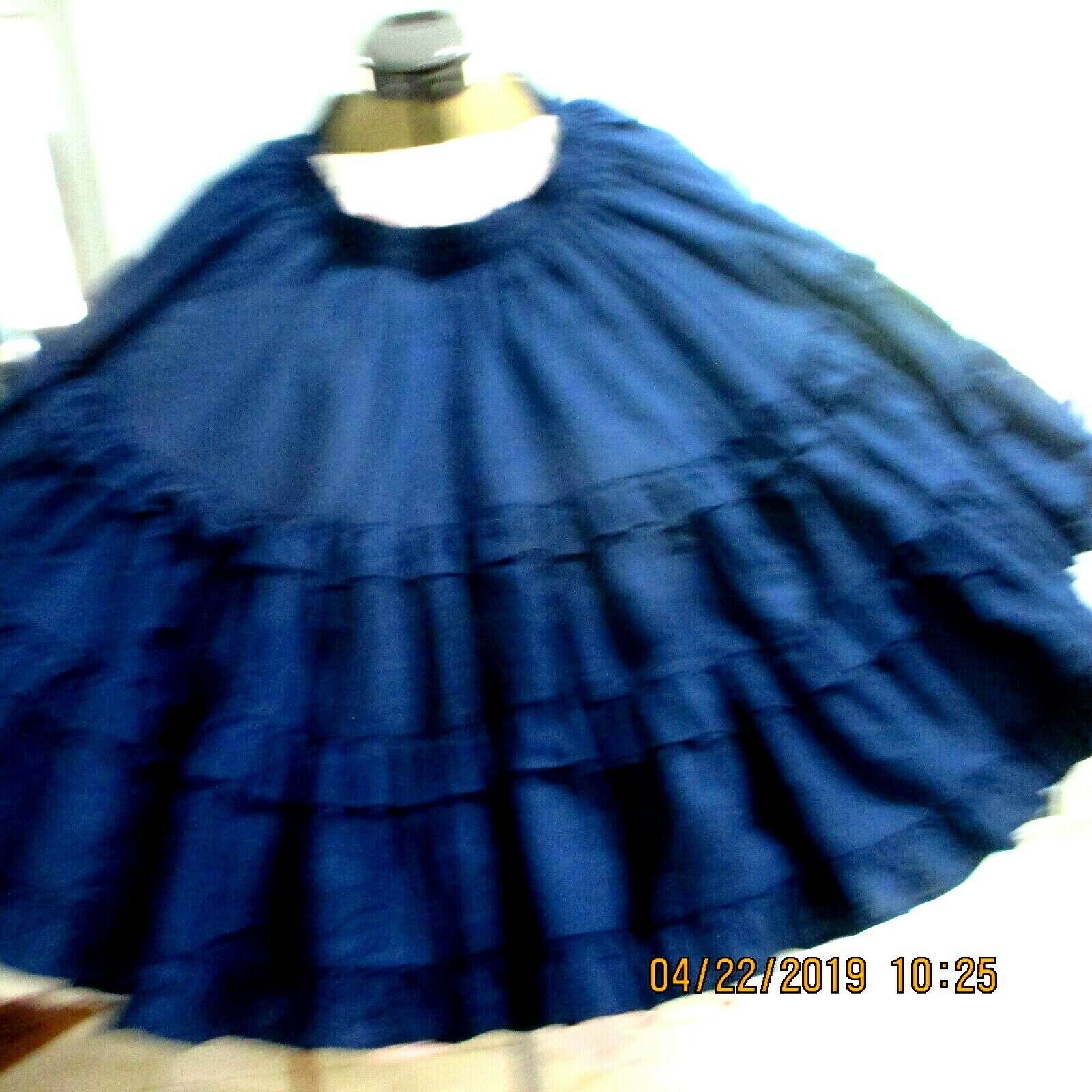 SQUARE DANCE SKIRT waist 24 34 23 long Etsy