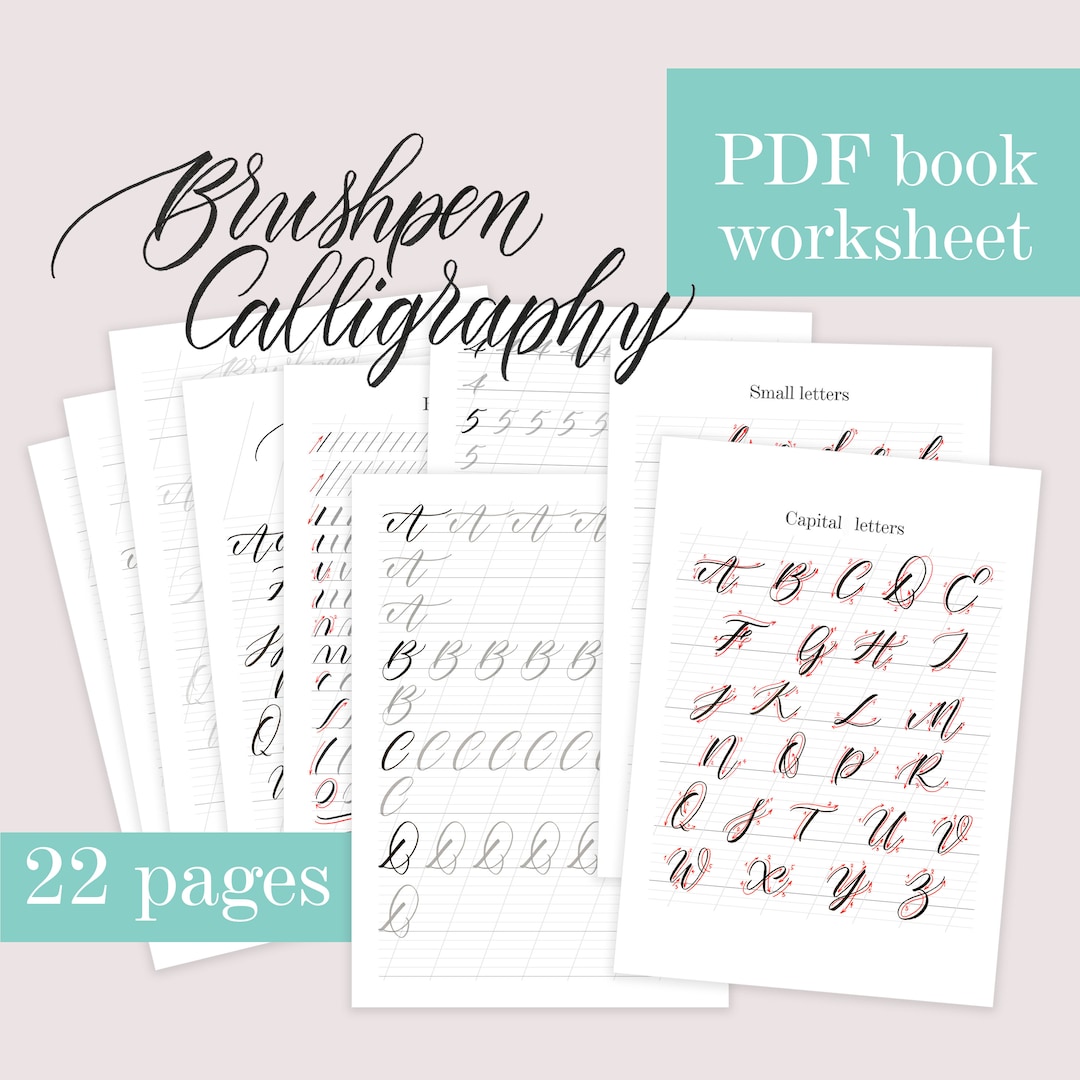 For Beginners Brush Pen Lettering Buy Brush Pen Calligraphy